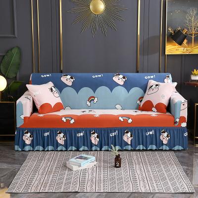 China Contracted New sofa cover with milk silk -Rainbow cattle for sale