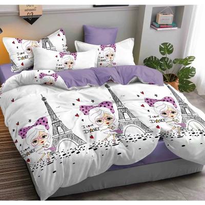 China Good quality printing new four-piece Birkin cotton bedding set-3 for sale