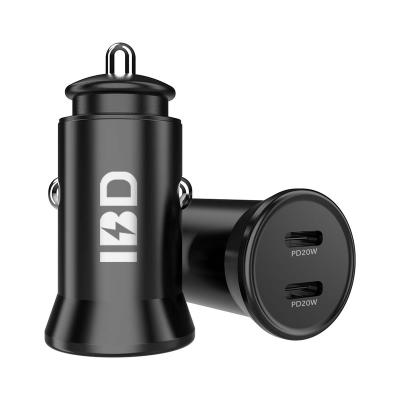 China Cellphones IBD Customized Hot Sale 40W Car Charger 20W Fast Charger PD Adapter For Iphone 13 for sale