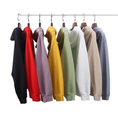 China Make Your Own Best Quality Outdoor Pullover Hoodies Blanket Line of Clothes Men's Sweatshirts Thick Velvet 600GSM Custom Knitted for sale