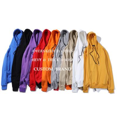 Chine Vêtements de la rue avec capuchon Unisexe Capuchon surdimensionné de haute qualité Mix blanc plus taille Capuchon Sweatshirts à vendre