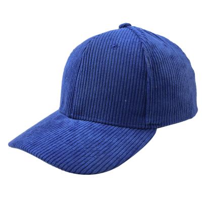 China Baseball Hats Wholesale Winter Fabric Corduroy Keep Warm Outdoor Sports Solid Color Unisex Sports Hats for sale