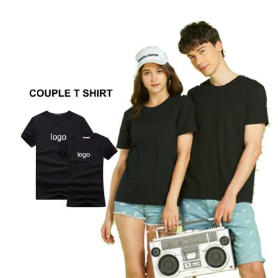 China Xinlifang t shirt manufacturing high quality couple  t shirt mercerized cotton t shirt printing for sale