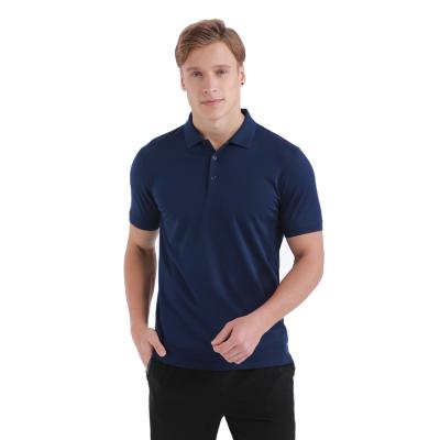 Chine Vente à chaud chemise décontractée pour hommes T-shirt en blanc en coton marchand T-shirt brodée sur mesure Création de logo de votre marque T-shirts en lapel à vendre