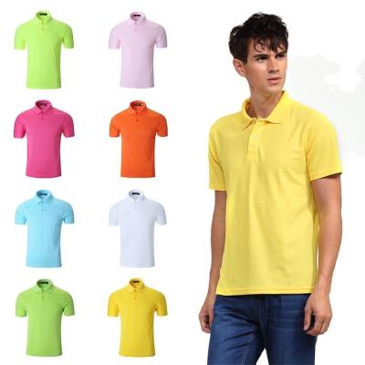 China Men's Short Sleeve Lapel T Shirt 100% Polyester Men's Blank Casual T Shirt Custom Embroidered Logo Summer T-shirt for sale