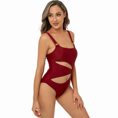 China Sling halter girls bikini swimsuit one-piece sexy triangle one-piece swimwear beacher manufacturer for sale