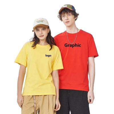 China Unisex Blank T-Shirt Cheapest Custom Graphic Print Crewneck 100% Cotton Basic Summer Short Sleeve T Shirt for sale