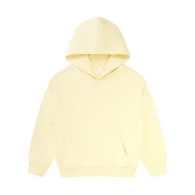 China Fashion Kids Oversize Hoodie High Quality 330g 100% Cotton Terry Children's Pullover Sweatshirt Bright Color For  Boys And Girls for sale