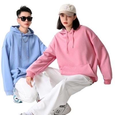 China Wholesale 450G Pullover Logo Printing Embroidery Casual Unisex Blank Plain Thick Winter Oversize Sweatsuit Custom Men's Hoodies for sale