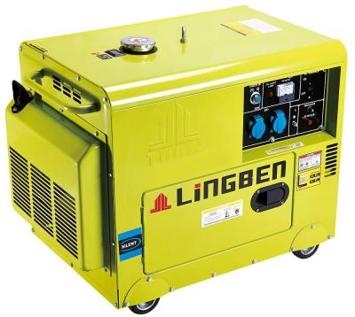 China Domestic 5kw 5kva Silent Diesel Generator Price , 48 Volt DC 5hp Diesel Generator for sale