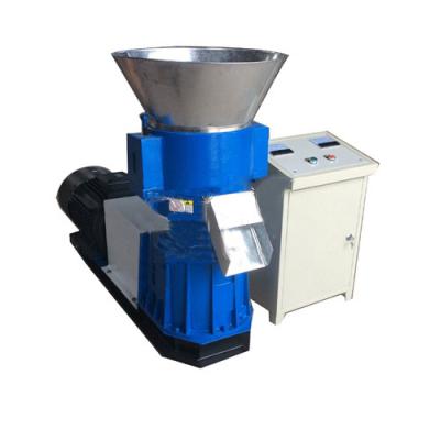 China Make Wood Pellets 300-500kg/h Die Flat Pellet Mill For Organic Fertilizer Pellets Biomass Wood Pellet Mill Machine for sale