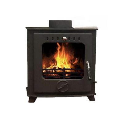 China Traditional Smokeless 12kw Cast Iron Pot Belly Wood Burning Stove With Wifi for sale