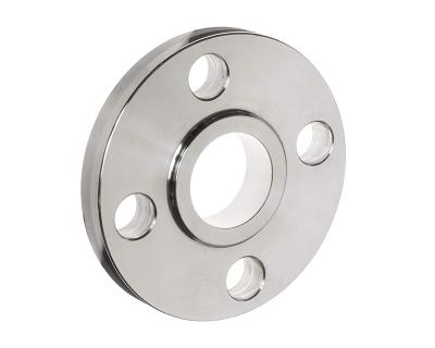 China Silver 3.8kg Cast Pipe Plate Flange , Metal Pipe Flange For Manufacturing Plant for sale