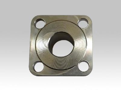 China Vacuum Orifice Plate Flange Stainless Steel Pipe End Cap CF Blank Standard for sale