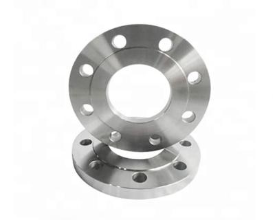 China DN Standard Titanium Welding Flat Pipe Plate Flange , Plate Flanges Carbon Steel Precision for sale