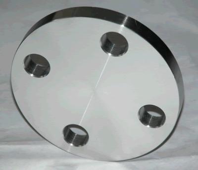 China Anti Rust Oil Surface  Stainless Steel Forged Flanges Blind Flange With Tapped Hole for sale