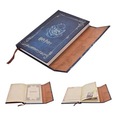 China Mobile The Creative Retro Hary Potter Hardcover Promotion Stationery Gift Business Loop Magnetic Loop Planner Sheets 2022 Company Schedule Notepad for sale