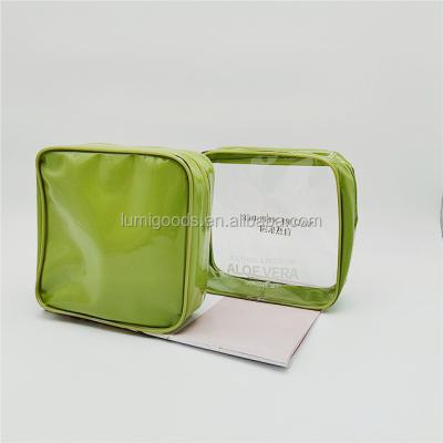 China 2021 Hot Sale Folding Women Zipper Cosmetic PVC Bag PVC Ziplock Bag for sale