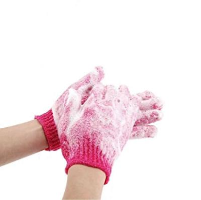 China Eco-friendly Bath Shower Spa Body Cleaner Dead Cells Scrub Gloves Exfoliating Glove for sale