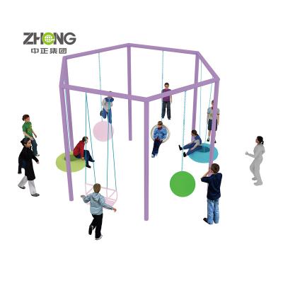 China For South America Outdoor Kids Fun 2023 Most Popular Kids Swing Sets Cheap Outdoor For Backyard Equipment Playground Amusement Park Rides for sale