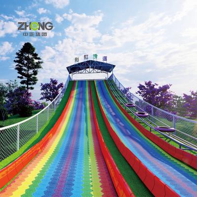 China For Kids Outdoor Fun Rainbow Slide Amusement Park Rides Big Game Slide Children Kids Play Playground Equipment Amusement Park Rides Earth for sale