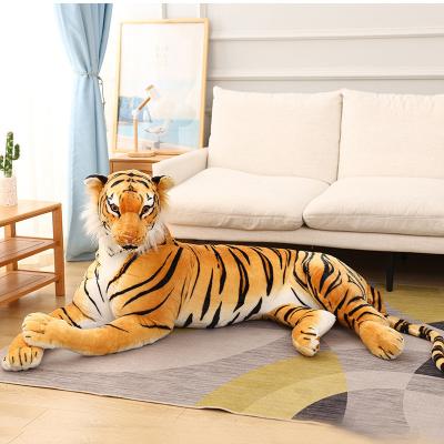 China Toy Gift Ali-boba Hot Sale Lifelike Wild Animals Plush Toys Simulation Forest Animal Giant Size Tigers Stuffed Toys for sale