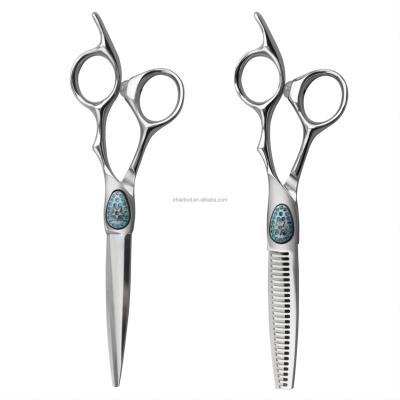 China Star Bearing System 6.0 Inch Professional Hairdressing Scissors Kit 440C Customized Hair Cutting Scissors Hair Beauty Salon Tools for sale