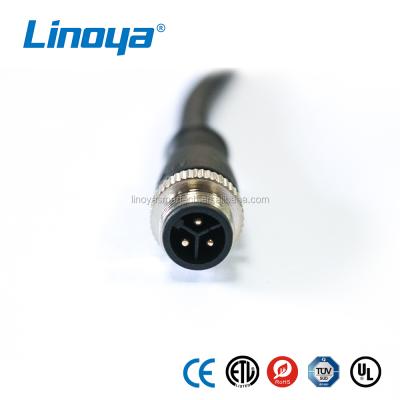 China audio & Video 2 PIN 3PIN IP67 M12 Series Waterproof Power Connector for sale