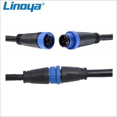 China M15 IP68 Waterproof LED Extension Armored Power Cable Connector for sale