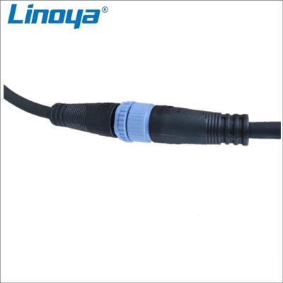 China 2 Pin Waterproof Connector Outdoor Lighting Male Female Terminal Connector For Lighting Power Cable for sale