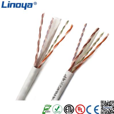 China High quality 4 pairs of utp 100+15Ohm cat6 cable for sale