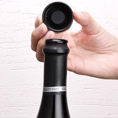 China No Vacuum Red Wine Capsule Stopper Silicone Sealed Champagne Bottle Stopper Vacuum Retainer Freshness Wine Hold for sale