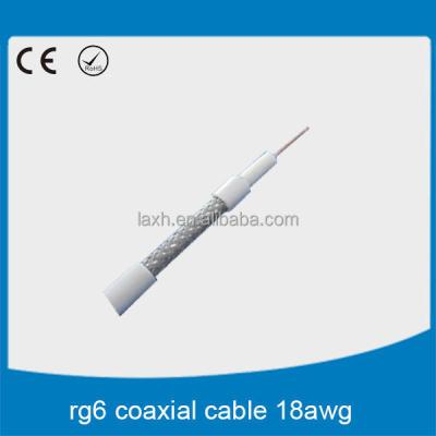 China cctv rg6 coaxial cable 18awg for sale