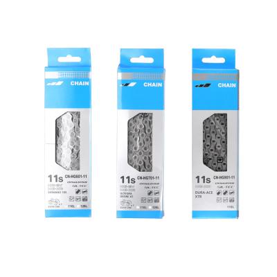 China SMN 11 116L Speed ​​Chain HG601 HG701 HG901 MTB Bike Chain With Original Box Magic Buckle Pins Road Mountain Bicycle Chain CN-HG601 HG701 HG901 for sale