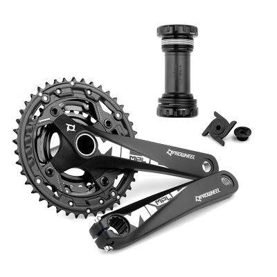 China PROWHEEL Mountain Bikes 3*9S/11/10S Crankset 24/32/42T Sprocket Crank Arms Mountain Bike For MTB Bike Bottom Bracket Bike MTB Crankset Parts for sale