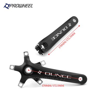 China Road Bikes Prowheel Road Bicycle Crankset 110 Crankset 170/172.5mm 50/52/54/56/58/60T Crankset 110 Bottom Bracket Crankset BB One-Piece for sale