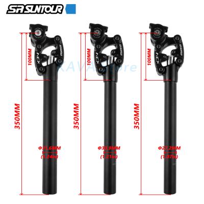 China SUNTOUR NCX Damping Suspension Seat Post MTB Bike Seatpost Mountain Bicycl*350mm Seat Tube NCX 27.2/28.6/30.0/30.4/30.9/31.6/33.9 for sale