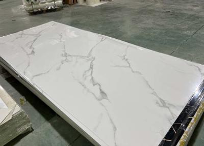 China 1220*2440mm PVC Marble Sheet UV Wall Panel for Interior Decoration for sale