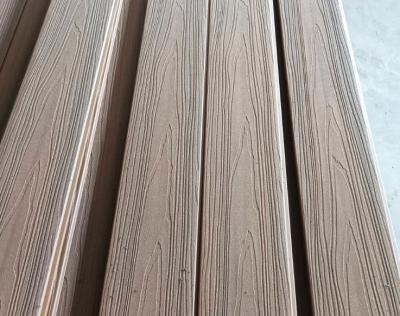 China Outdoor Deep Embossing Wood Plastic Plank WPC Compound Floor Exterior WPC Composite Decking for sale