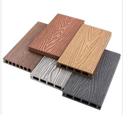 China friendly wooden decks outdoor floor wood composite decking for exterior decoration for sale