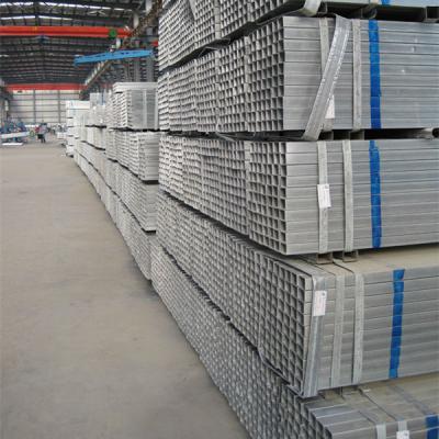 China Structural Pipe Galvanized Square Shaped Steel Pipe Sinosure Warranty Ali Gold Supplier for sale