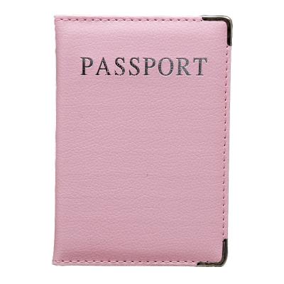 China Stylish Waterproof PU Leather Passport Holder For Travel Travel Passport Cover Case For Promotion Gift Can Custom Logo Packaging for sale