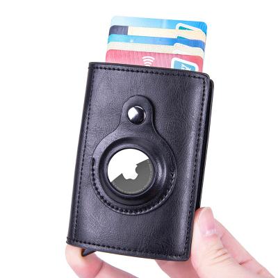 China Hot Sale Fashion Airtag and Credit Card Holder Wallet RFID GPS Protection and Card Holder Purse Can Custom Logo Packaging for sale