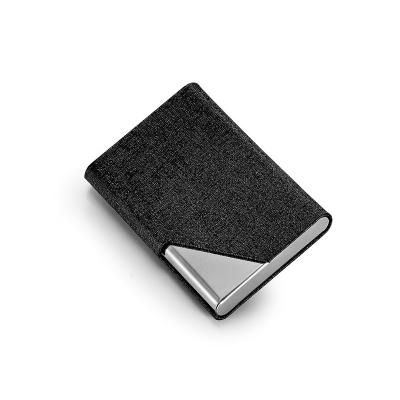 China Fashion Hot Sale PU Leather Business Cards Holder For Men Women Card Holder Wallet Custom Logo Packaging Box Wholesale for sale