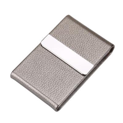 China Fashion Multifunctional PU Leather Business Cards Holder And Cigarette Holder Box For Women Men Can Custom Logo Packaging for sale