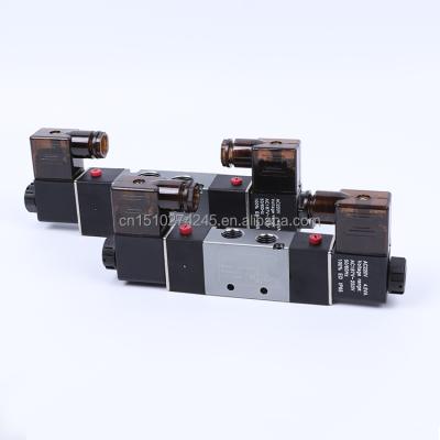 China Wholesale 4V310-08-10 210-08 Directional Five-way 5/2 Way Single Electric Two Way Auto Control In Air Solenoid Pneumatic Control Valve for sale