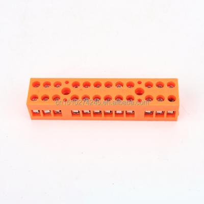 China Industrial PC H3801-6 Fixed Plastic Brass Terminal Electrical Wire Connectors Screw Terminal Block for sale