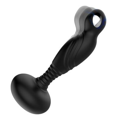 China New USB Radio Remote Control Shock Pick Butt Plug Backyard Vibration Masturbation Device Stimulation Fast Filling Massager for sale