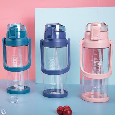 China CLASSIC Gym Outdoor Sport Bottle In Running Leak Proof Anti-Drop Portable BPA Free Sports Cup Plastic Drinking Bottle for sale