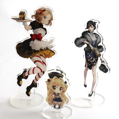 China Transparent Acrylic Custom Anime Character Customized Acrylic Stand With Anime for sale